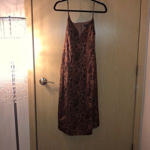 Snake Print Dress